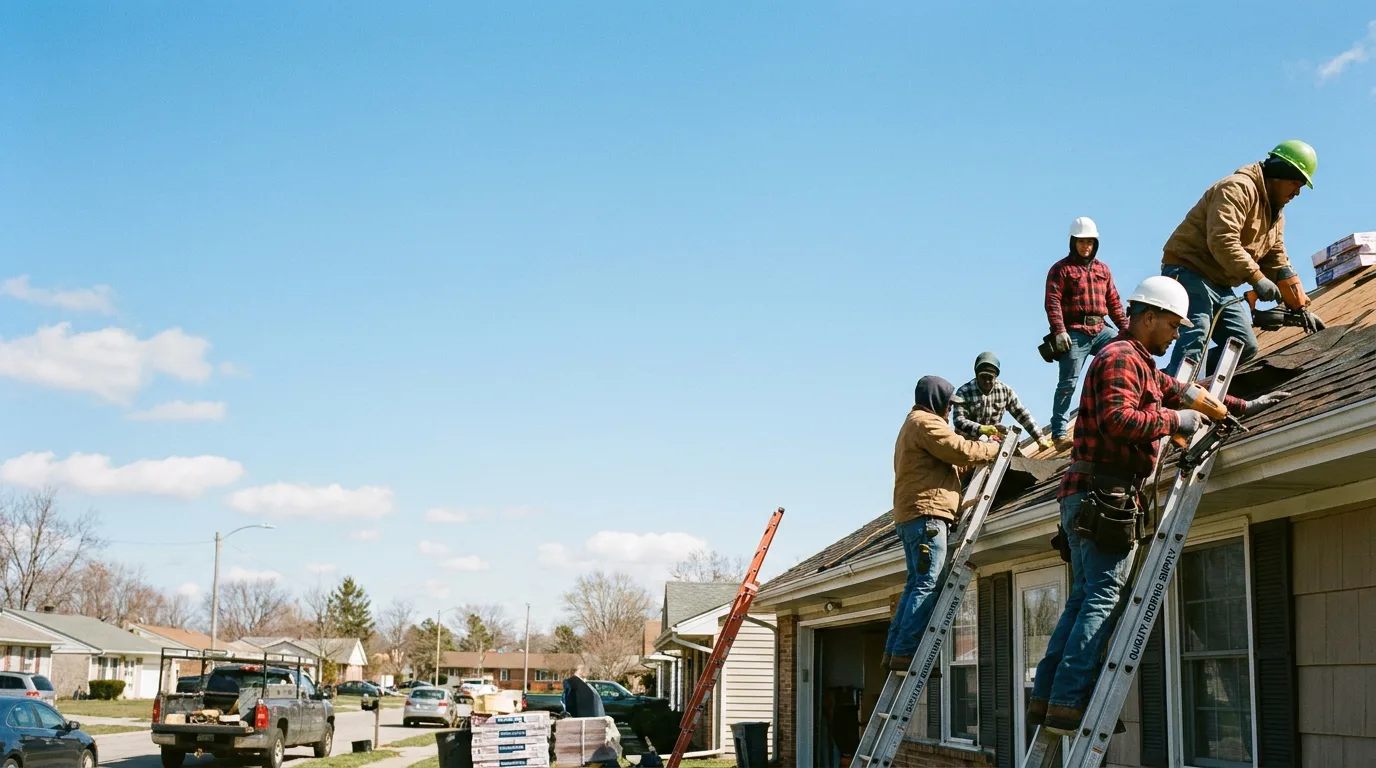 Roofing in East Moline, IL near me